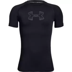 Image of Under Armour HeatGear T Shirt Junior Boys - Black