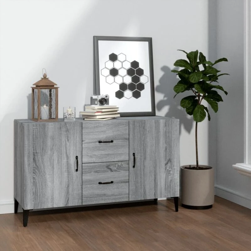 Image of VIDAXL Sideboard Grey Sonoma 100x36x60cm Engineered Wood vidaXL 8720286973776