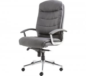 Image of Alphason Empire AOC8218GRY Leather Tilting Executive Chair