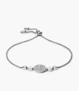 Image of Fossil Women Blue Mosaic Stainless Steel Bracelet