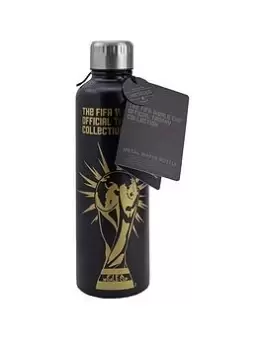 Image of Fifa Metal Water Bottle Black And Gold