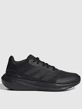 Image of adidas Unisex Kids Runfalcon 3.0, Black, Size 10 Younger