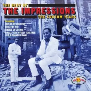 Image of The Best of the Impressions The Curtom Years by The Impressions CD Album