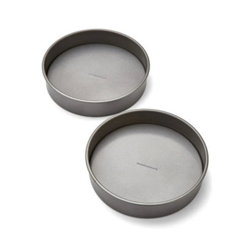 Image of Morphy Richards Loose Base Shallow Cake Tin Set in Grey Grey One Size Unisex 5056765490001
