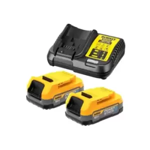 Image of DEWALT DCB1102E2 XR POWERSTACK Starter Kit 18V