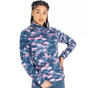 Image of Dare 2B Womens Offline Soft Touch Printed Fleece Sweater UK 10- Bust 34', (86cm)
