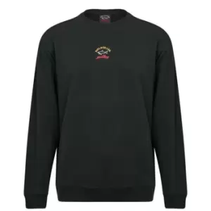 Image of Paul And Shark Mid Chest Crew Sweatshirt - Black