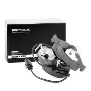 Image of RIDEX Brake pad set 402B0333 Brake pads,Brake pad set, disc brake FORD,FORD USA,MONDEO II Kombi (BNP),COUGAR (EC_),MONDEO II (BAP)
