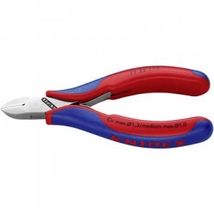 Image of Knipex 77 22 115 SB Electrical & precision engineering side cutter flush-cutting 115 mm