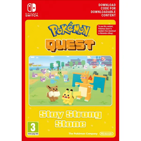 Image of Pokemon Quest Stay Strong Stone Nintendo Switch Game
