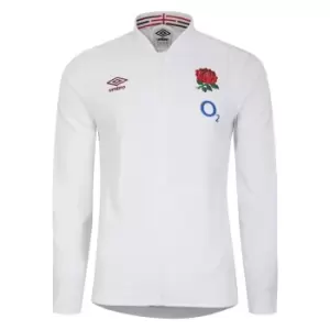Image of Umbro England Rugby Anthem Jacket 2023 2024 Adults - White