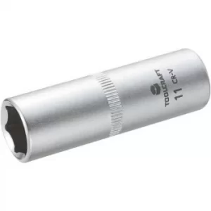 Image of Socket wrench set 6.3mm (1/4) TOOLCRAFT 816100 Spanner size 11 mm