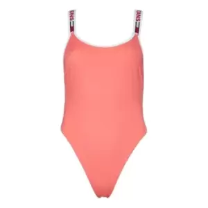 Image of Tommy Bodywear Brazilian Low Back Swimsuit - Pink