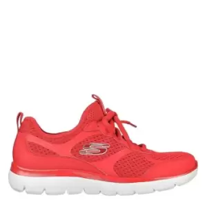 Image of Skechers Summits Free Classics Trainers Womens - Red