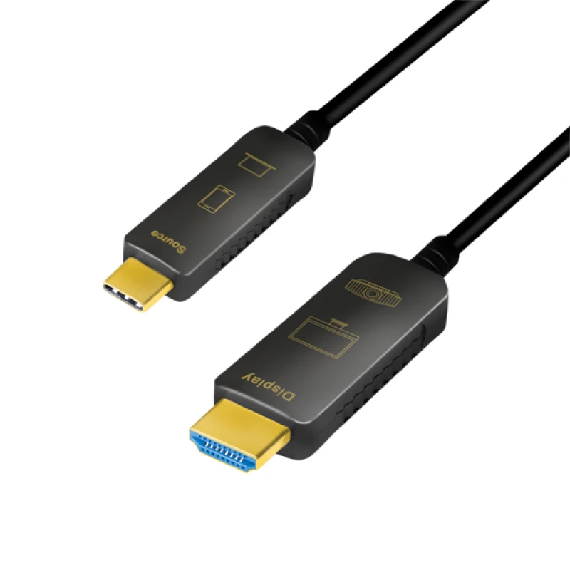 Image of LogiLink CUF0100 video cable adapter 10 m USB Type-C HDMI Type A (Stan