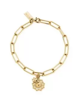 Image of Chlobo Gold Link Chain Balance And Harmony Bracelet