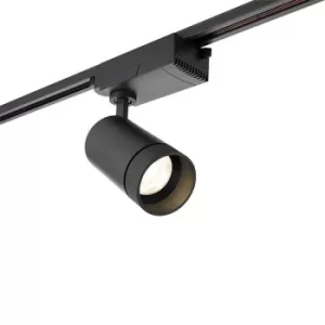 Image of Cody 1 Light Track Integrated LED Light Matt Black, Prismatic