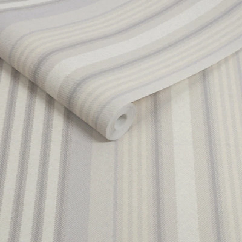 Image of Superfresco Easy Loom Stripe Stone Wallpaper