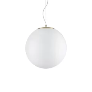 Image of Grape Indoor Globe Ceiling Pendant Lamp 1 Light White, E27