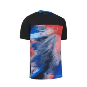 Image of Original Penguin Golf Penguin Print Tee Mens - Black