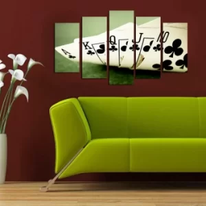 Image of 5MF-3 Multicolor Decorative MDF Painting (5 Pieces)