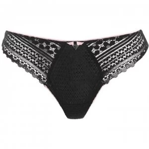 Image of Freya Daisy Lace Brief - Black
