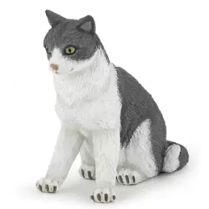 Image of PAPO Dog and Cat Companions Sitting Down Cat Figure