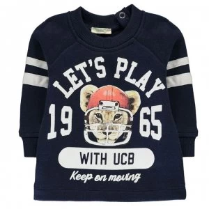 Image of Benetton Lets Play T Shirt - Navy 13C