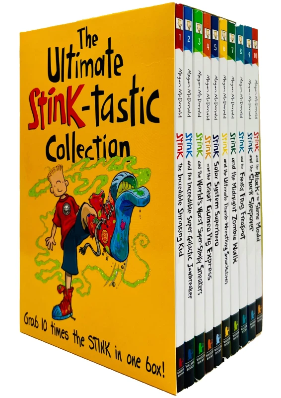 Image of The Ultimate Stink-Tastic Collection 10-Book Box Set By Megan McDonald Includes Stink Series Favorites Megan McDonald Books