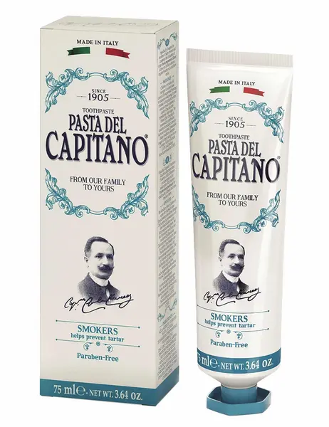 Image of Pasta Del Capitano 1905 Smokers Toothpaste 75ml