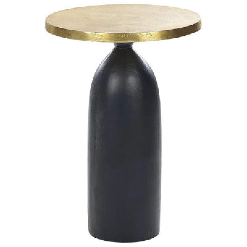 Image of Beliani Side Table Tekapo Metal Gold