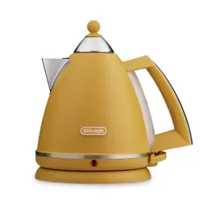 Image of DeLonghi KB3016.Y Argento Silva Kettle - Yellow
