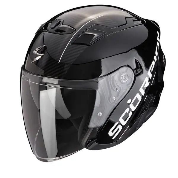Image of Scorpion EXO-230 QR Black Silver Jet Helmet Size M