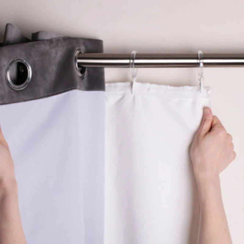 Image of Fusion Thermal Blackout EasyFit Liner for Eyelet Curtains - White White One Size
