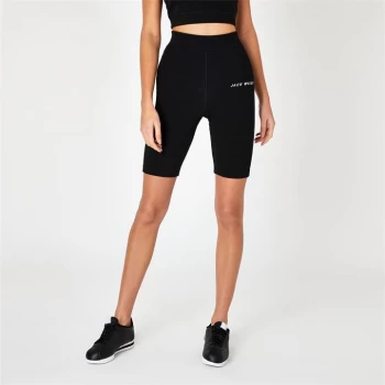 Image of Jack Wills Active Ribbed Cycling Shorts - Black