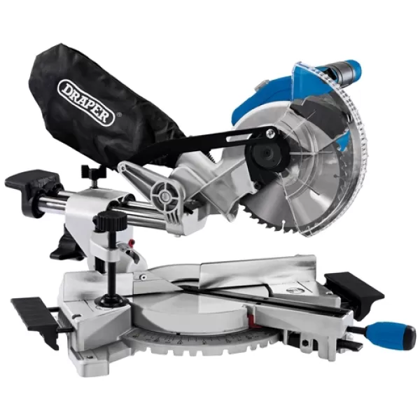 Image of Draper D20 20V Brushless 185mm Sliding Compound Mitre Saw - Bare