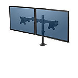 Image of Fellowes Dual Monitor Arm Reflex Height Adjustable 27 Black