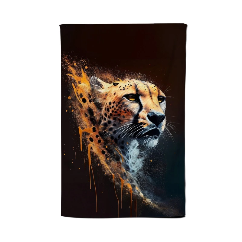 Image of Warren Reed Designer Splashart Cat In A Witches Hat Kitchen Splashback