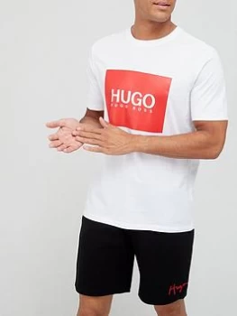 Image of Hugo Boss Dolive Large Logo T-Shirt White Size S Men