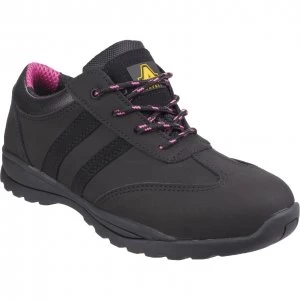 Image of Amblers Safety FS706 Sophie Lace Up Safety Trainer Black Size 2