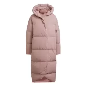 Image of adidas Big Baffle Down Coat Womens - Purple