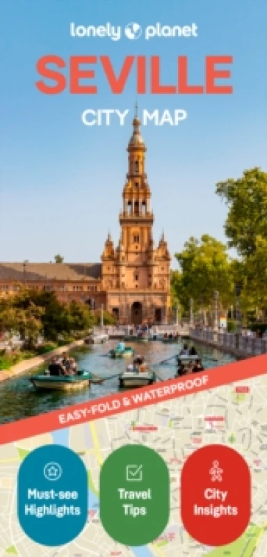 Image of Lonely Planet Seville City Map : Durable, Waterproof, Easy-Fold Planning Map with Attractions & Walking Tours Sheet map, folded