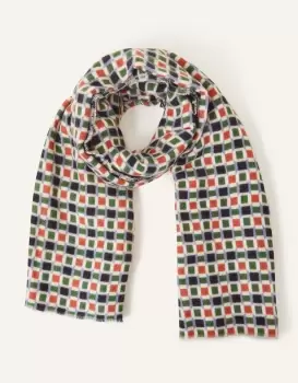 Image of Accessorize Tile Print Blanket Scarf, Size: 180cm