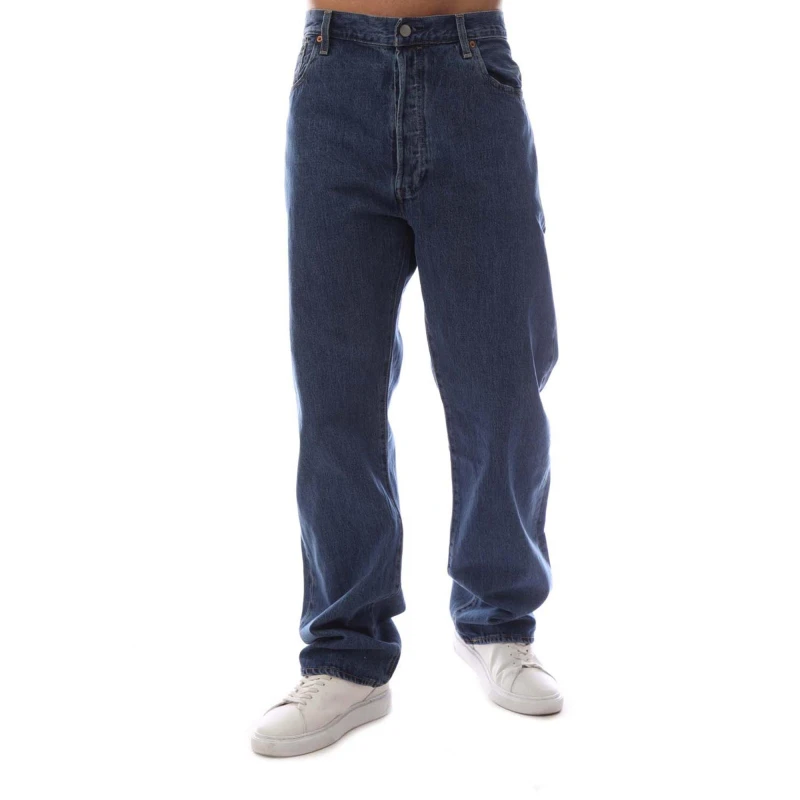 Image of Levis Mens original Bluetooth Stonewash Straight Leg Jeans Stonewash 80684 male 50W R