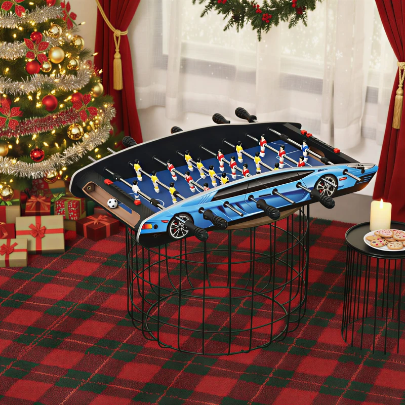 Image of HOMCOM 2ft Foosball Table Arcades Competition Sized for Kids, Adults, Indoor