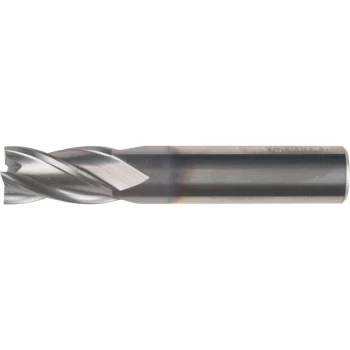 Image of 12.00MM Series 50 Carbide 4 Flute Plain Shank Short Series End Mills - TiCN Coated