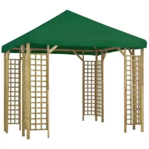 Image of Gazebo 3x3 m Green Vidaxl Green