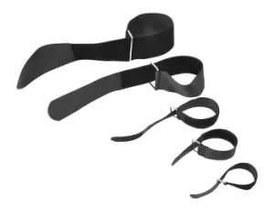 Image of Cable Ties With Hook and Loop Fastening 20 x 200mm Pack of 10