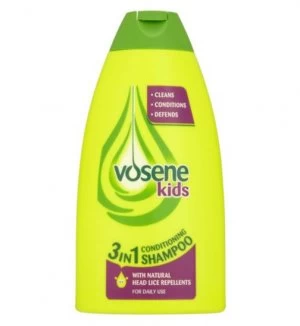 Image of Vosene Kids 3 in 1 Conditioning Shampoo Head Lice Repellent 250ml