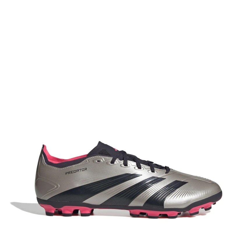Image of adidas Predator League 2G/3G Artificial Grass Football Boots Silver/Black male 8.5 (42.7)